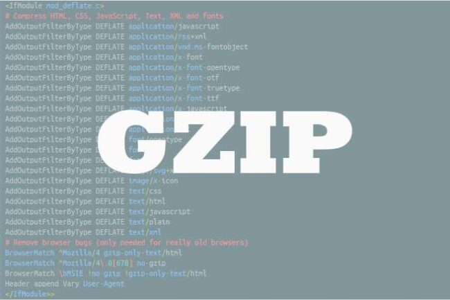 Come abilitiamo la compressione GZIP sul nostro sito web?